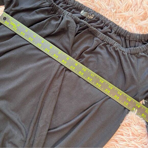 Krisa Black Off-Shoulder Top NWT soft extra small - Picture 2 of 6